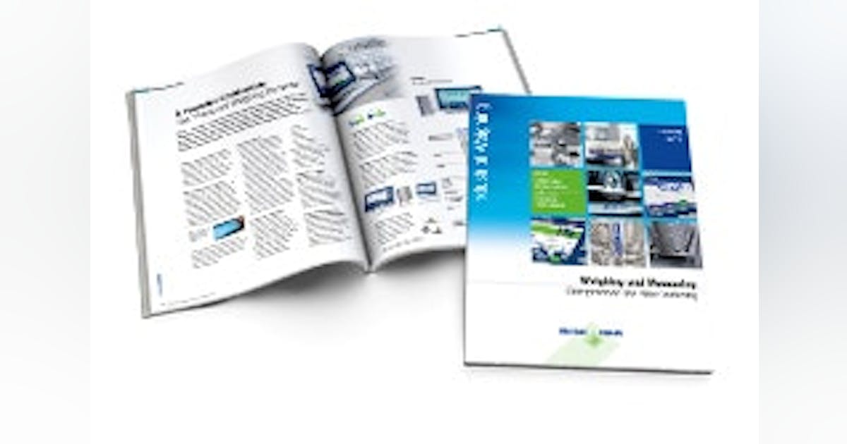 Mettler Toledo Releases Industrial Weighing Catalog Chemical