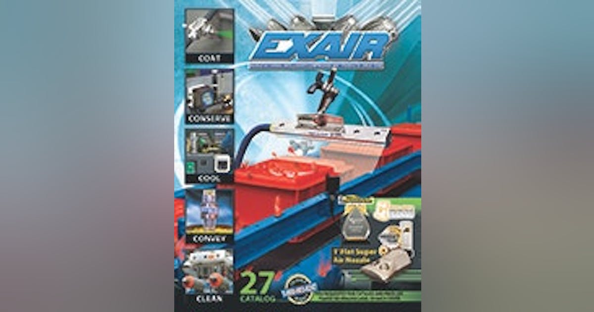 EXAIR Offers New Product Catalog Chemical Processing Chemical
