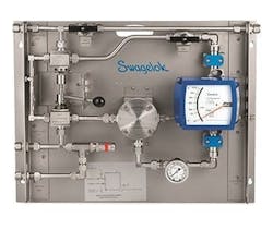Figure 2. Achieving turbulent flow with a gas sample may require adding such a unit. Figure 2. Achieving turbulent flow with a gas sample may require adding such a unit.