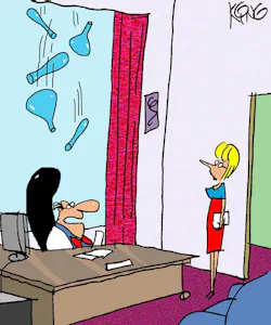 Processing Cartoon Woman Comical Processing | You Write the Cartoon Caption | Chemical ...