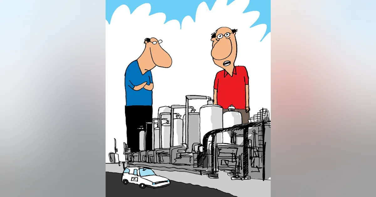 Compressing Cartoon Comical Processing | You Write the Cartoon Caption | Chemical ...