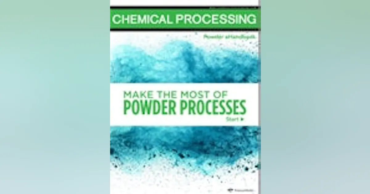 Comprewss Powder Into Ribbon Form Chemical Processing’s Powder eHandbook: Make the Most of Powder ...