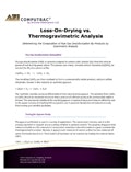 LossOnDrying vs. Thermogravimetric Analysis Chemical Processing