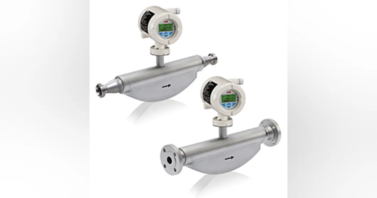 Fcb450 Automation & IT | ABB Introduces CoriolisMaster FCB 400 Mass Flow Meter ...