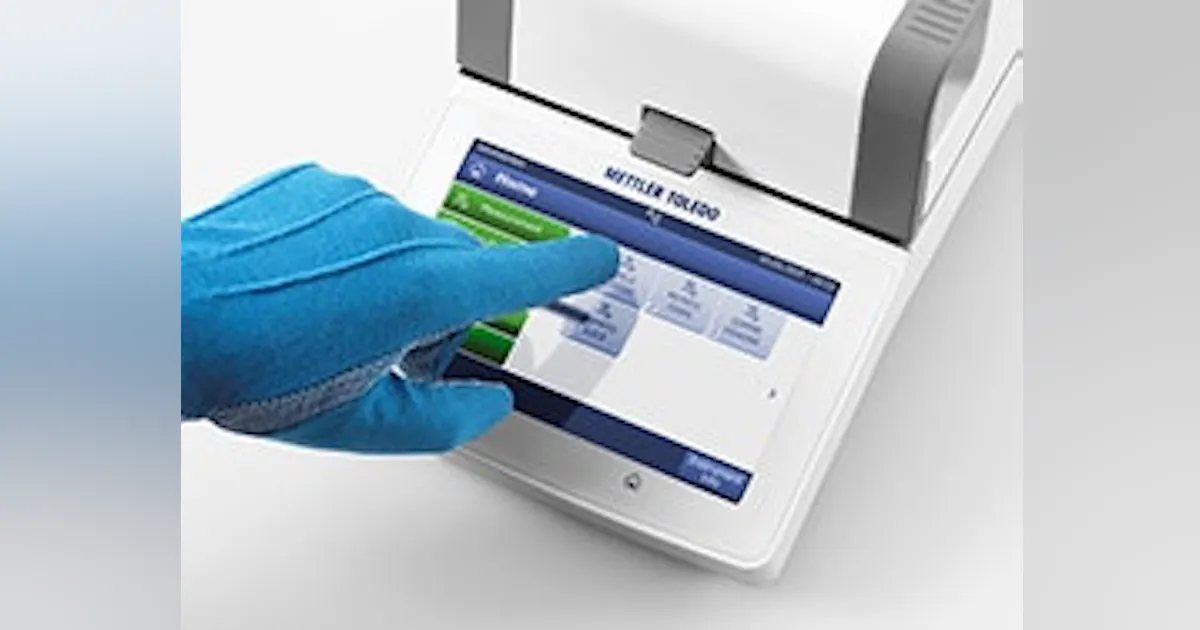 Hc103 Automation & IT | Mettler Toledo Introduces HC103 Halogen Moisture ...