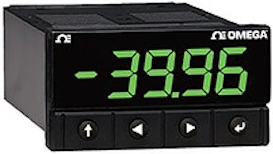 Omega Control Panel Instrumentation | Omega Introduces Platinum Series Digital Panel Meter ...