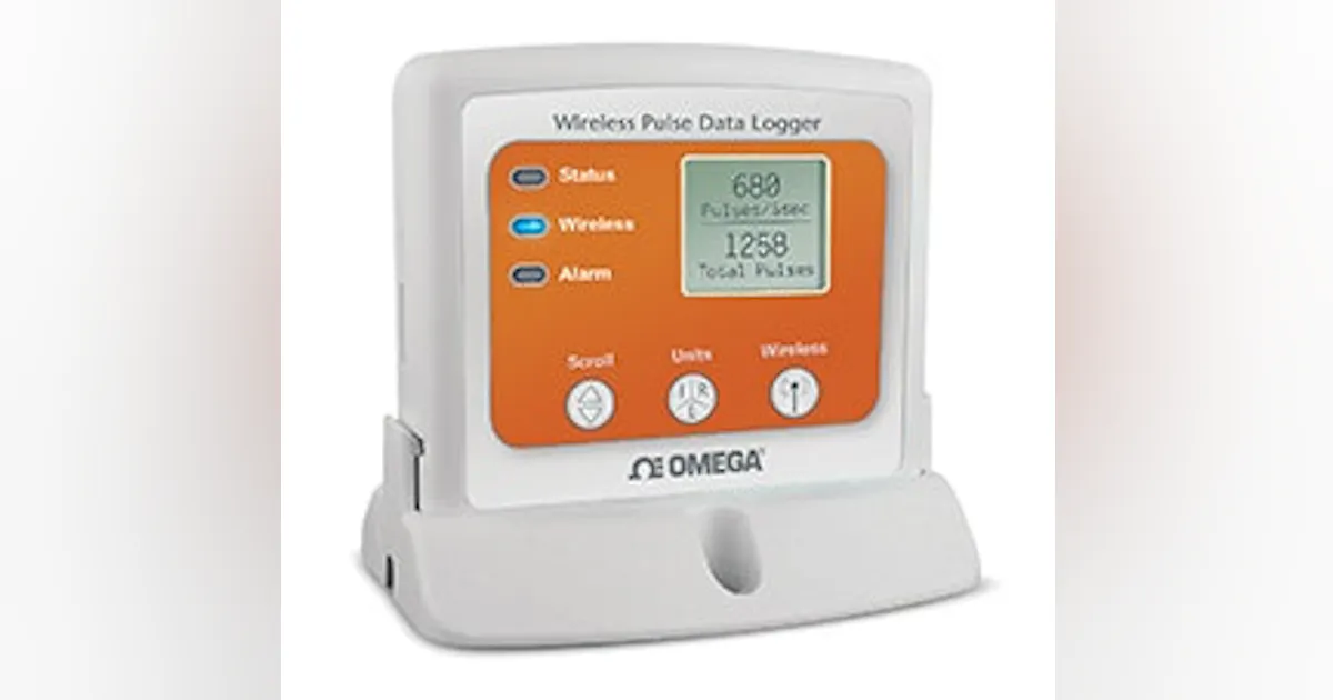 Omega Humidity Data Logger Instrumentation | OMEGA Introduces Wireless Pulse Data Loggers ...