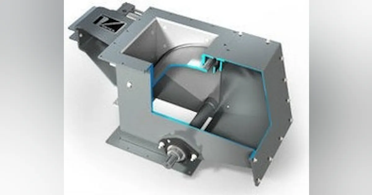 Powder Handling | Vortex Adds Rounded Blade Gate to Titan Series Valves ...