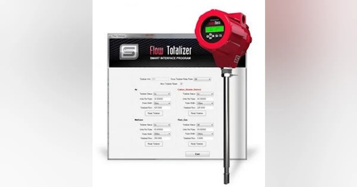 Automation | Sierra Instruments Releases Flow Totalizer Software for ...