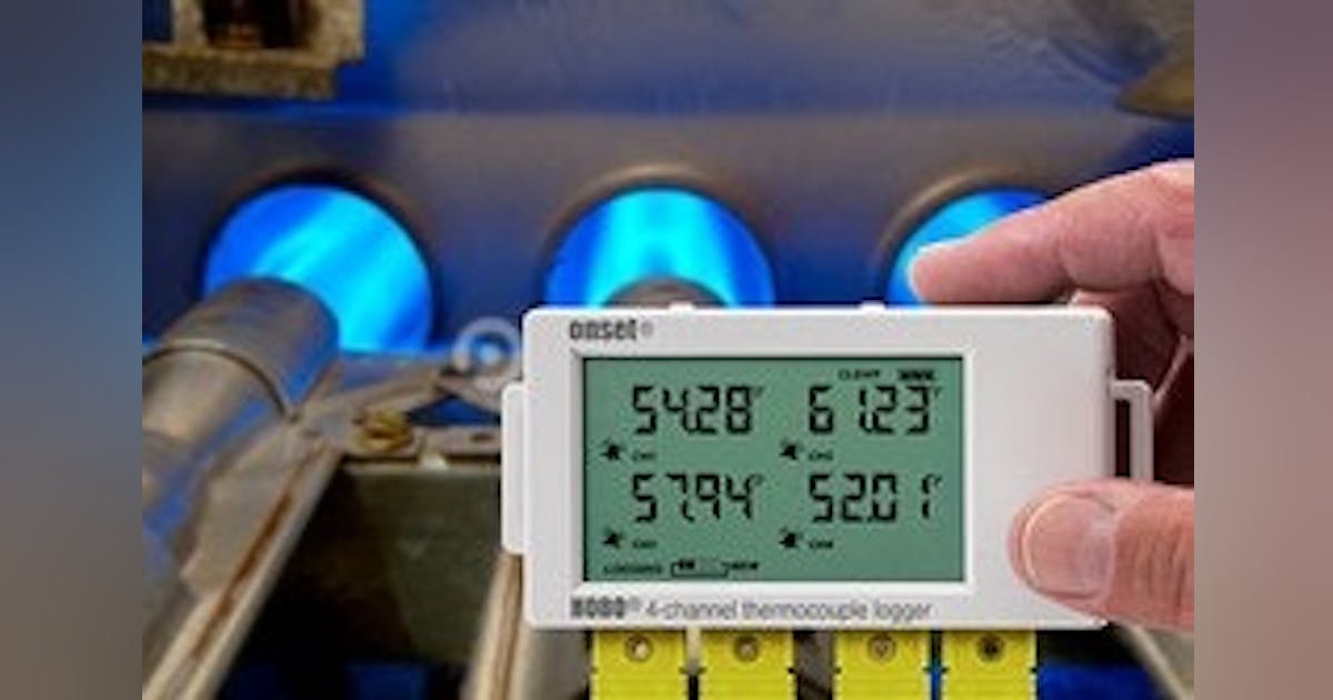 Automation | Onset Announces Multichannel Thermocouple Data Logger ...