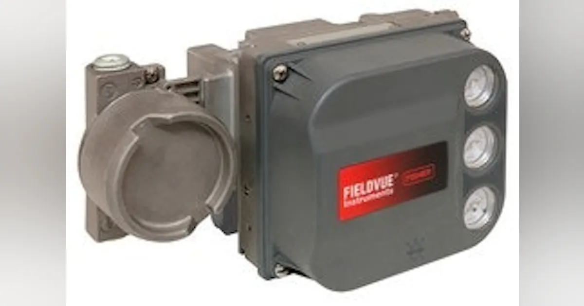 Fluid Handling | Emerson Introduces Fisher Fieldvue DVC6200 Digital ...