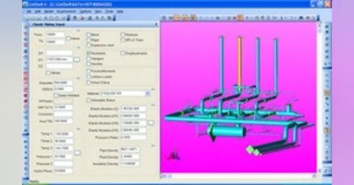 Design & Simulation | Intergraph Releases CAESAR II Pipe Stress ...