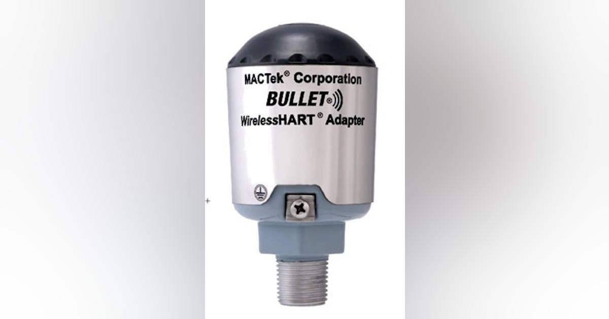 Automation | MACTek Releases Bullet WirelessHART Adapter | Chemical ...