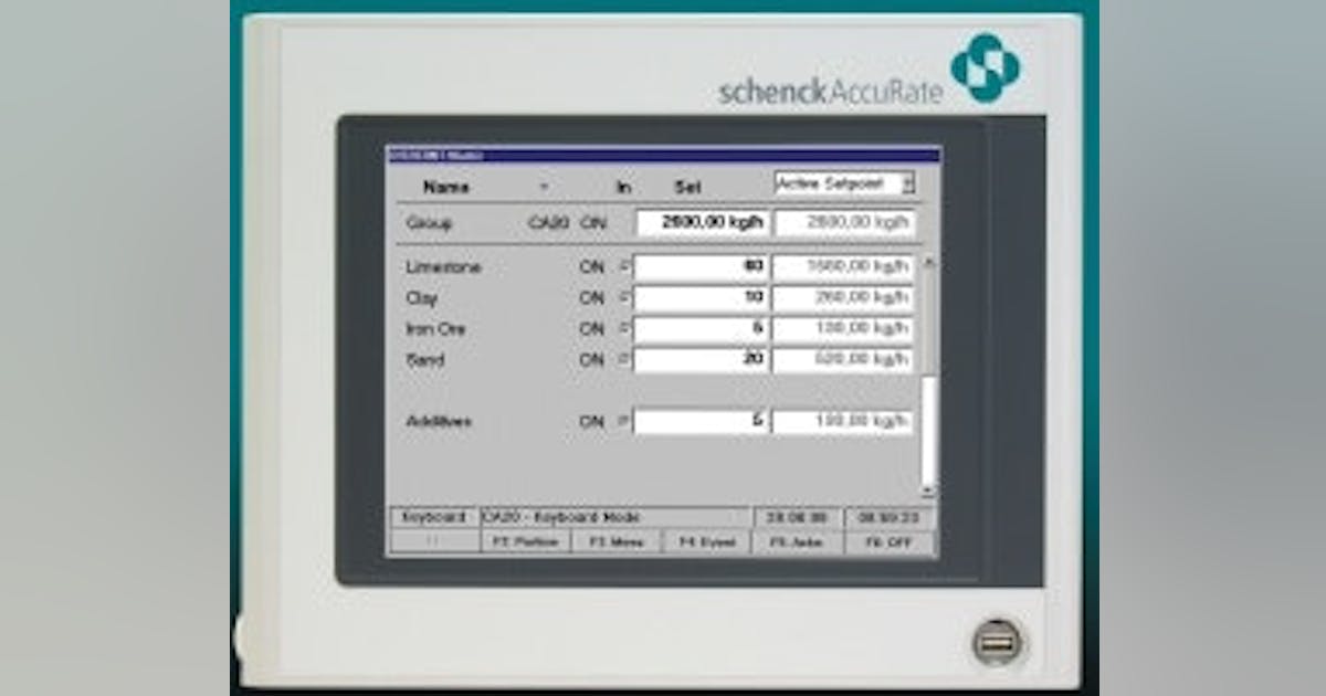 Powder & Solids | Schenck AccuRate Releases Discont Master Touch ...
