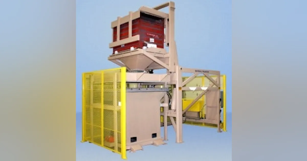 Chemical Container Loading Process Powder | Material Transfer & Storage Launches Material Master Side Load ...