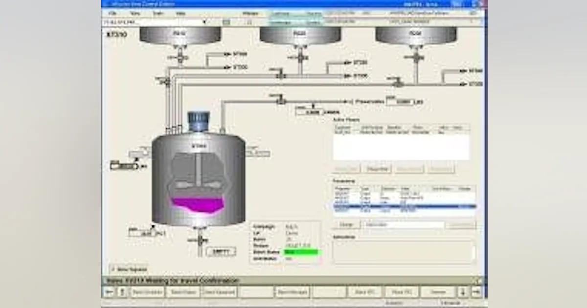 Automation & IT | Invensys Releases Wonderware InBatch 9.5 | Chemical ...
