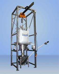 Bulk Bag Discharging System Includes Bag Massaging | Chemical Processing