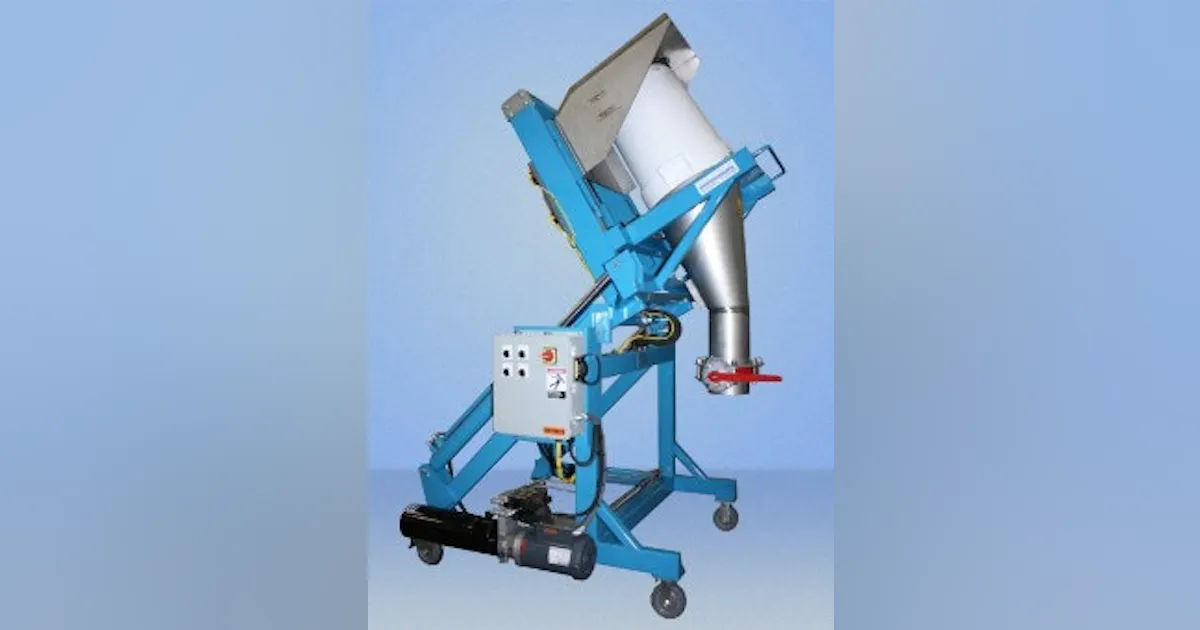 Powder Transfer Machine Powder Handling | Material Transfer Offers New Drum Discharging System ...