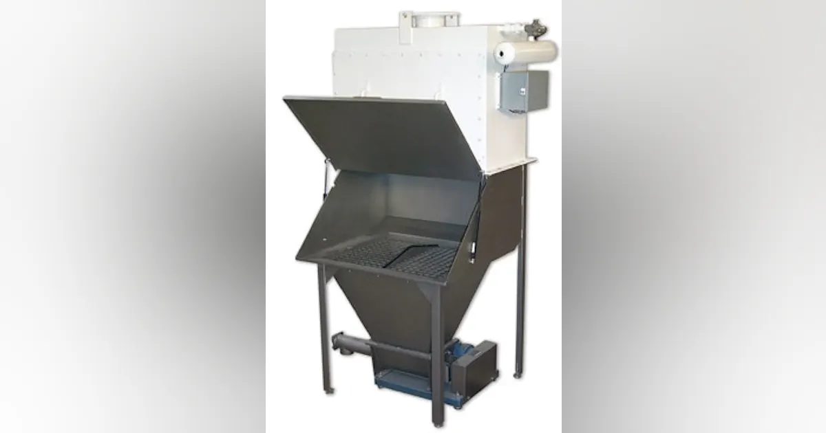 Powder Dumpy Powders & Solids | Metalfab's Dump Hopper Features A Baffle And Bin ...