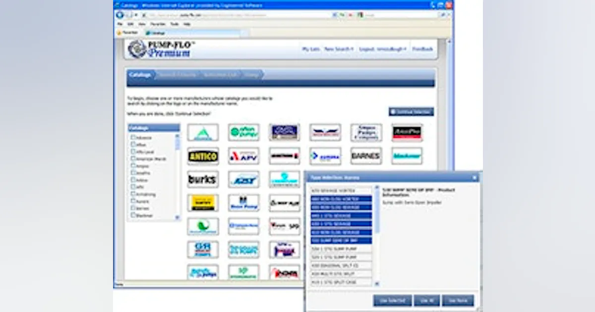 Compress Flo Program Pumps | New Pump-Flo Premium Pump Selection Software Is Available ...