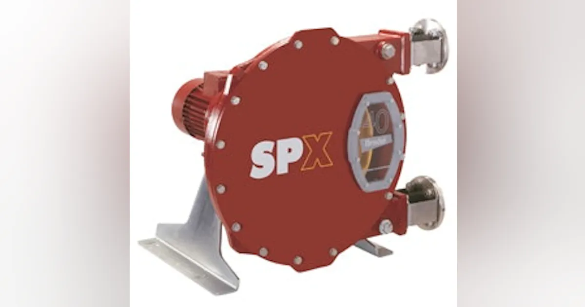 Harshpump Pumps | Watson-Marlow s SPX Pump Is Designed For Harsh Environments ...