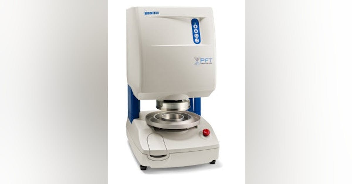 Instrumentation | New Powder Flow Tester from Brookfield | Chemical ...