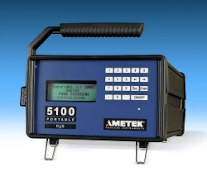 Environmental Safety | AMETEK News Release: Model 5100 Portable ...