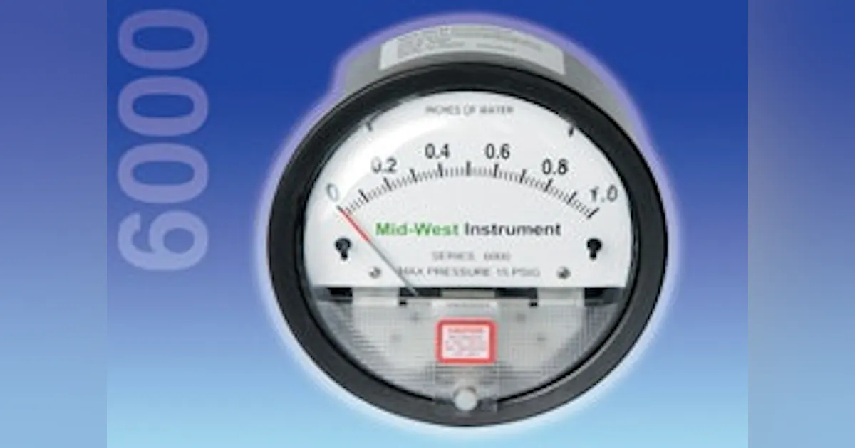 Midwest Instrument Products | Mid-West Instrument s Low DP Differential Pressure Gauges ...