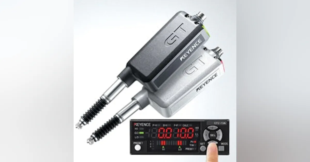 Products | Keyence Corp. Introduces GT2 Digital Contact Sensor ...