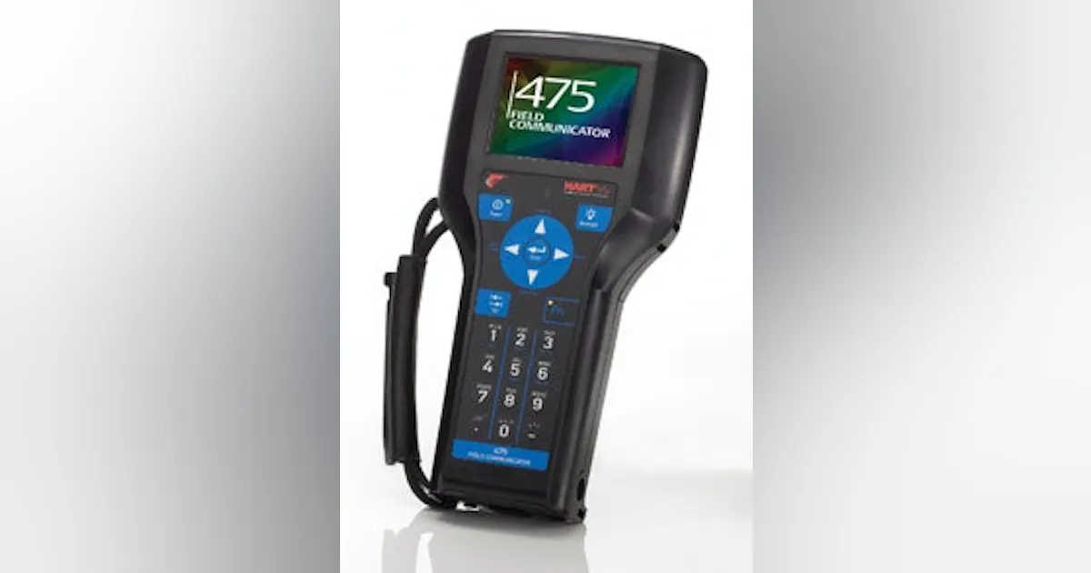 Products | Emerson Showcases Handheld Communicator | Chemical ...