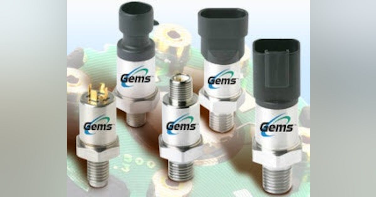 Gems Sensors & Controls Launches 3300 Series Pressure Transducer