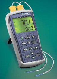 Chemical Automation and IT Dual Input Thermometer Stores up to 8,800