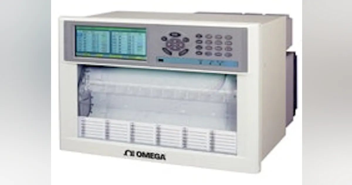 Omega Line Machine Chemical Equipment | Omega's High Accuracy Hybrid Chart Recorder ...