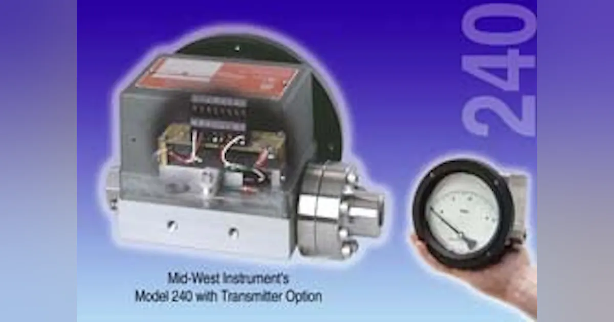 Midwest Instrument Chemical Instrumentation | Mid-West Instrument s 4-20mA Differential ...