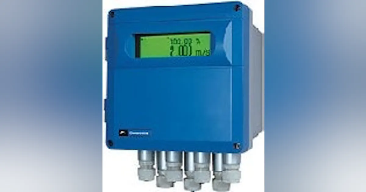 Fuji Electric ultrasonic flow meter boasts broad applicability ...