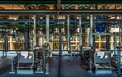 Twin Production Lines Figure 1. G5 reactors operate in parallel and play a key role in both steps of the two-stage process. Twin Production Lines Figure 1. G5 reactors operate in parallel and play a key role in both steps of the two-stage process.