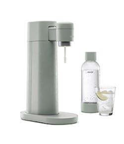 Sparkling water maker is produced with a bio-composite consisting of close to 100% renewable materials. Sparkling water maker is produced with a bio-composite consisting of close to 100% renewable materials.