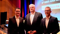 HIMA executives Sergej Arent, director applications; Peter Sieber, vice president strategic marketing and CEO Jörg de la Motte gave the sponsor lecture. HIMA executives Sergej Arent, director applications; Peter Sieber, vice president strategic marketing and CEO Jörg de la Motte gave the sponsor lecture.