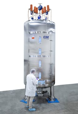 Demand is running high for large scale single use cell culture bioreactors up to 6,000 liters.