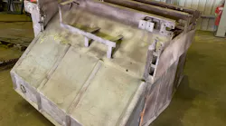 Figure 1. An example of a small hopper for bulk material handling under revamp and renovation at workshop.
