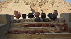 Vessels from the embalming workshop &copy; Saqqara Saite Tombs Project, University of T&uuml;bingen, T&uuml;bingen, Germany. Photographer: M. Abedlghaffar