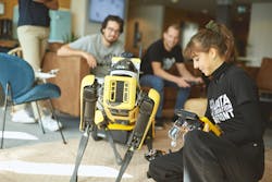 Celanese is experimenting with this robot dog, 'Spot,' in its Clear Lake, Texas, facility. Celanese is experimenting with this robot dog, 'Spot,' in its Clear Lake, Texas, facility.