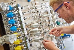 Figure 1. Newer gas pressure control panels are often designed in ways that are more intuitive for maintenance technicians, decreasing the time, labor, and costs associated with keeping them in working order compared to legacy systems. Figure 1. Newer gas pressure control panels are often designed in ways that are more intuitive for maintenance technicians, decreasing the time, labor, and costs associated with keeping them in working order compared to legacy systems.