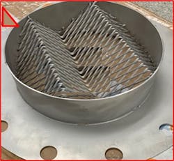 Figure 12: New packing support Figure 12: New packing support