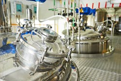 factory with pharmaceutical equipment mixing tank factory with pharmaceutical equipment mixing tank