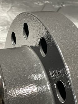 Figure 3. Heat-Flex 750 applied to an industrial valve helps mitigate corrosion under insulation. Figure 3. Heat-Flex 750 applied to an industrial valve helps mitigate corrosion under insulation.