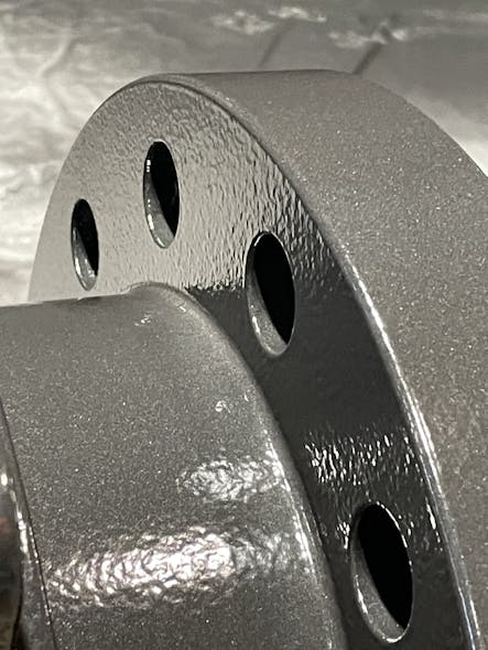 Figure 3. Heat-Flex 750 applied to an industrial valve helps mitigate corrosion under insulation.