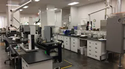 The lab at AkzoNobel's Packaging and Metals R&D center in Strongsville, Ohio.