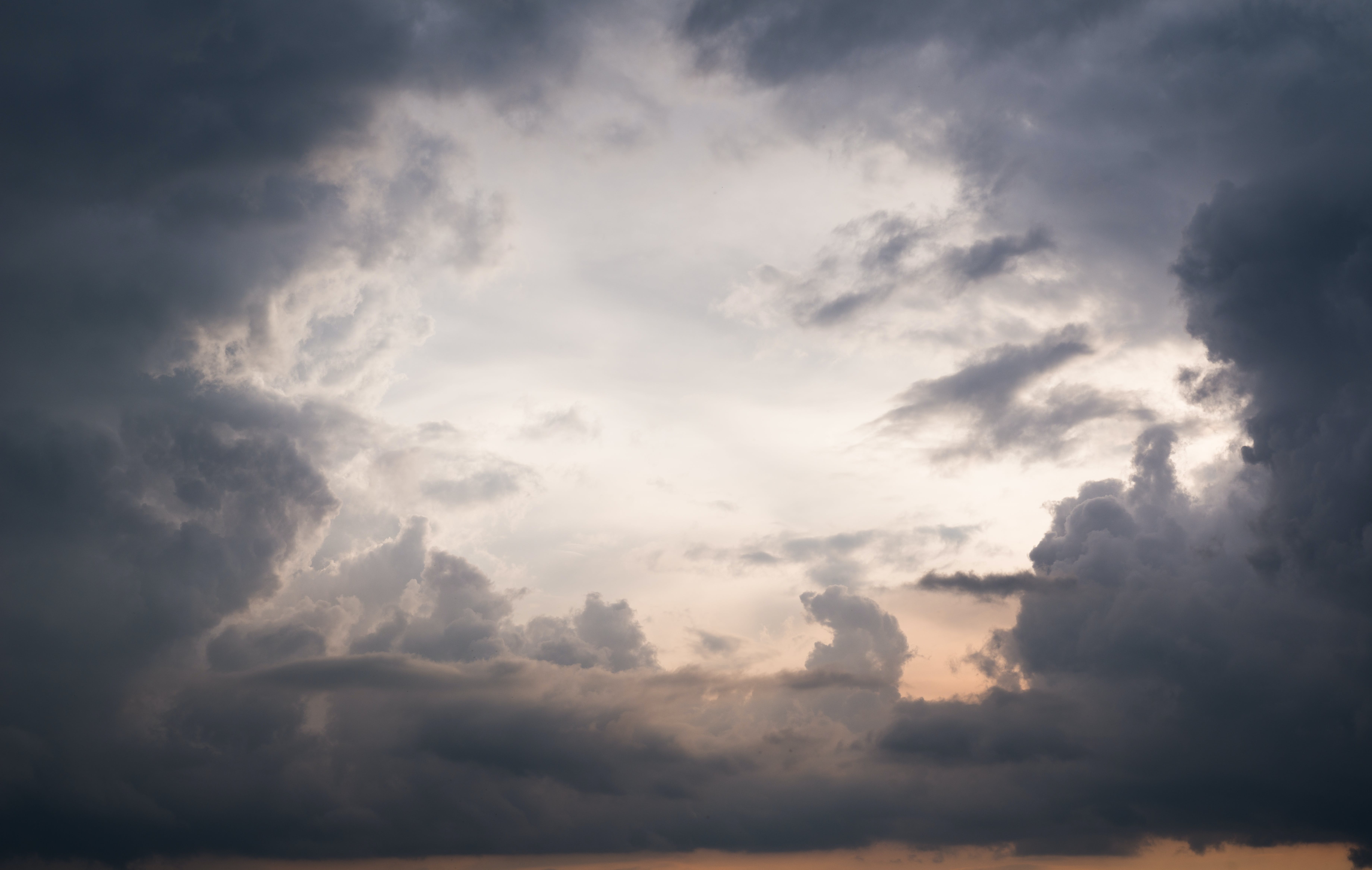 Storms clouds clearing
