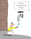 Water Conservation cartoon caption contest